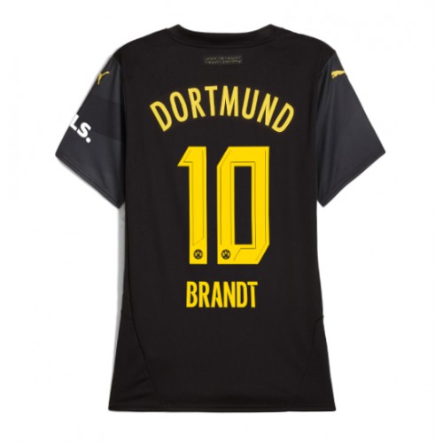 Dres Borussia Dortmund Julian Brandt #10 Gostujuci za Žensko 2024-25 Kratak Rukav